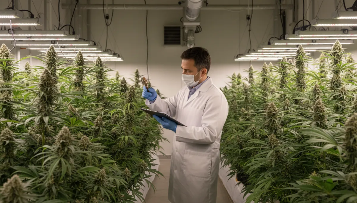 Modern Massachusetts cultivation facility nurturing heritage cannabis plants Modern Massachusetts cultivation facility nurturing heritage cannabis plants