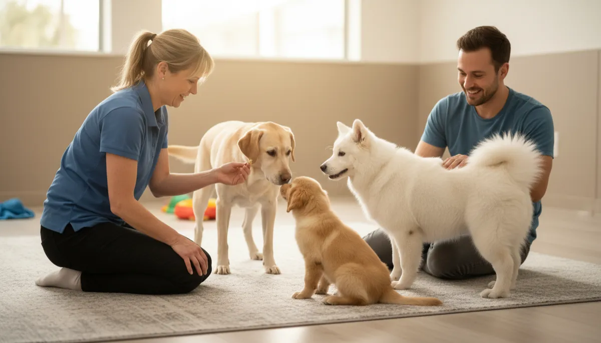 puppy socialization class helping dogs become well-rounded adults