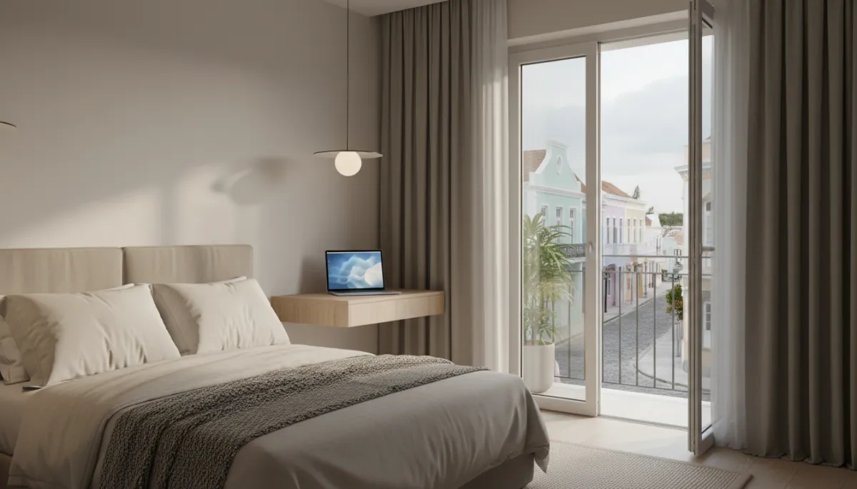 Interior of a Soi95 guest room on Penstraat with minimalist design
