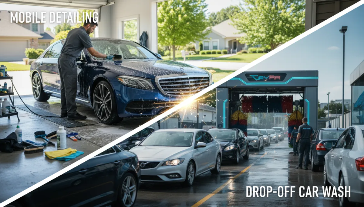Mobile Detailing vs. Car Wash: Key Differences