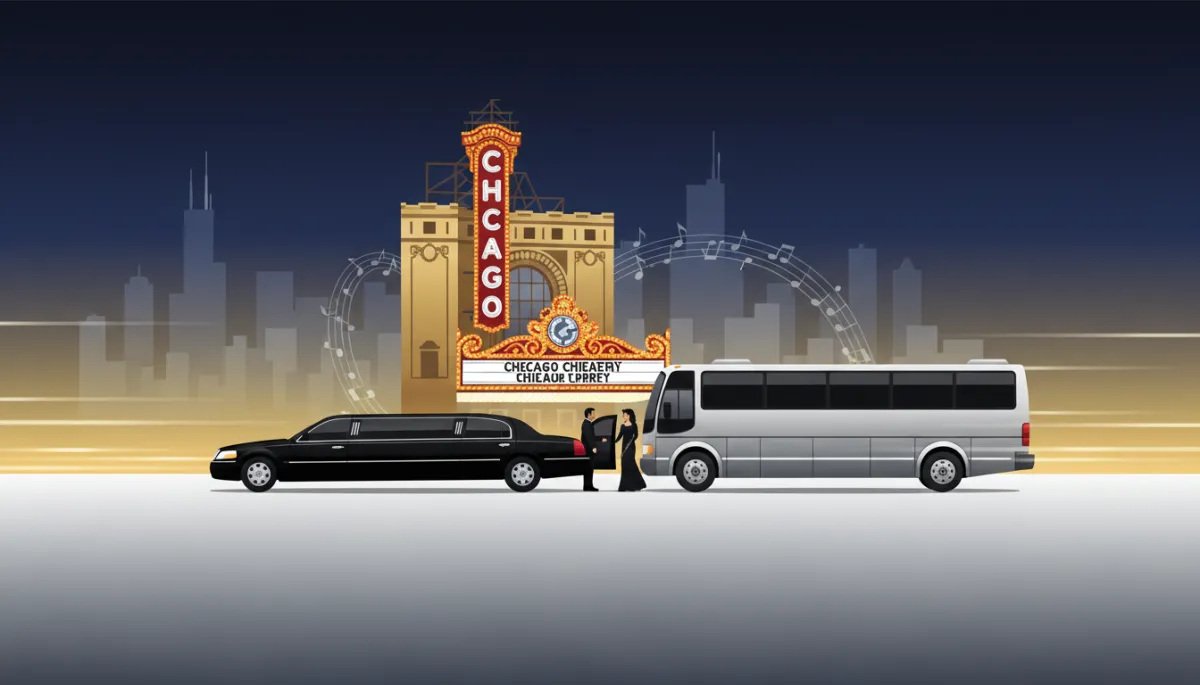 Luxury Limo Service for Chicago Theatre Concert