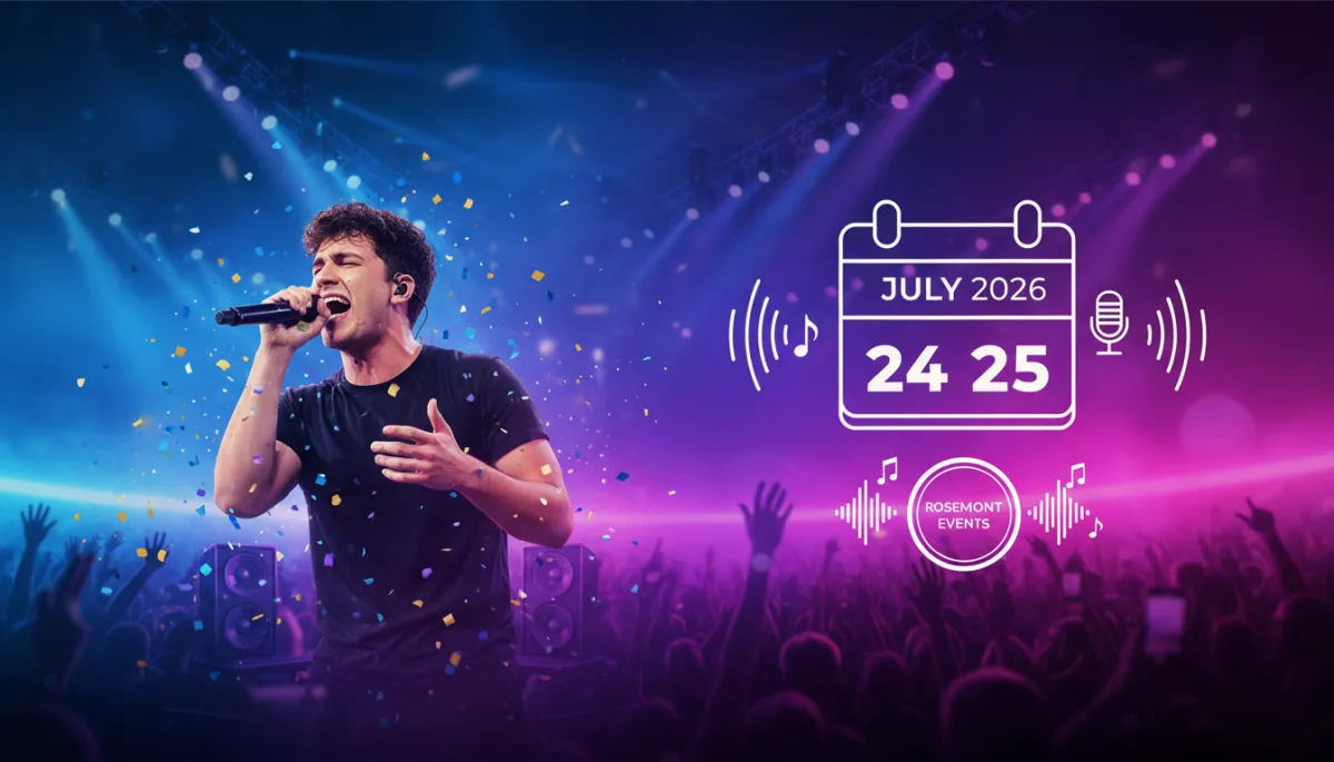 Benson Boone Live at Allstate Arena July 2026