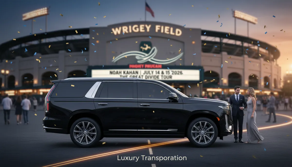 Luxury Transport to Noah Kahan at Wrigley Field