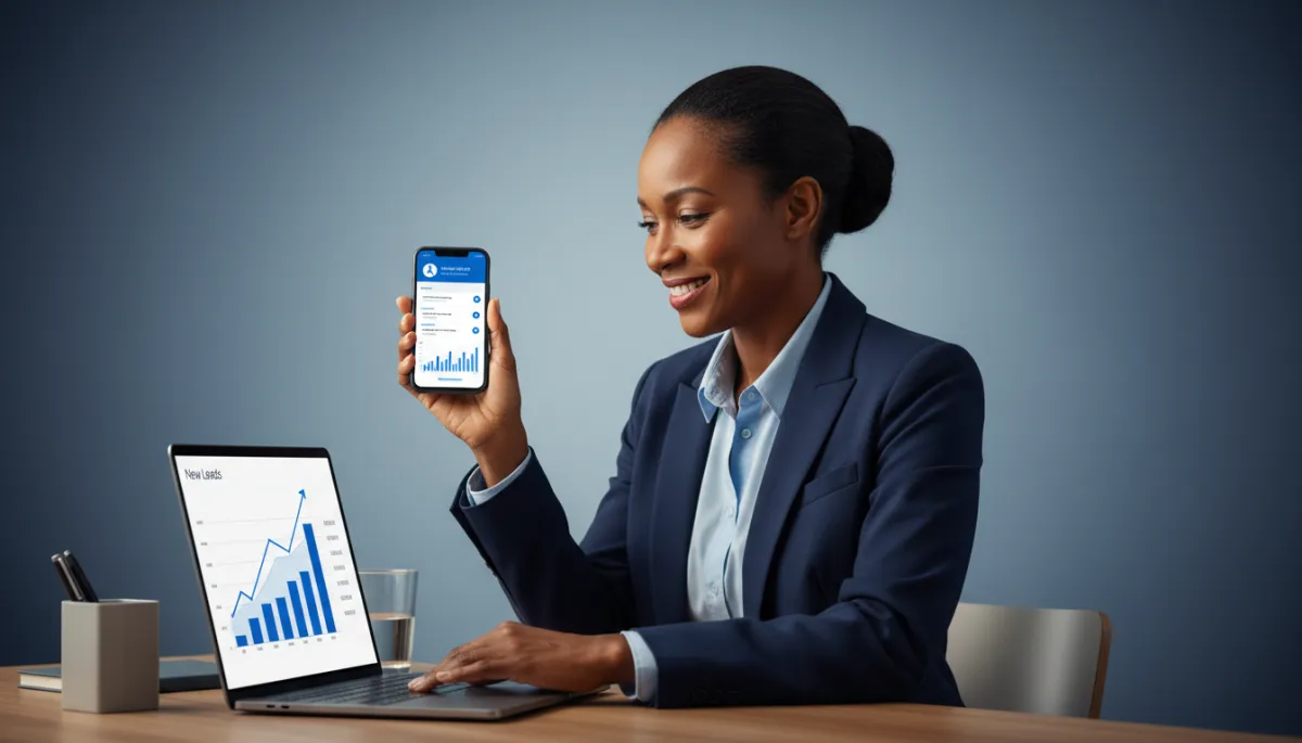 Memphis entrepreneur reviewing improved website and marketing performance metrics