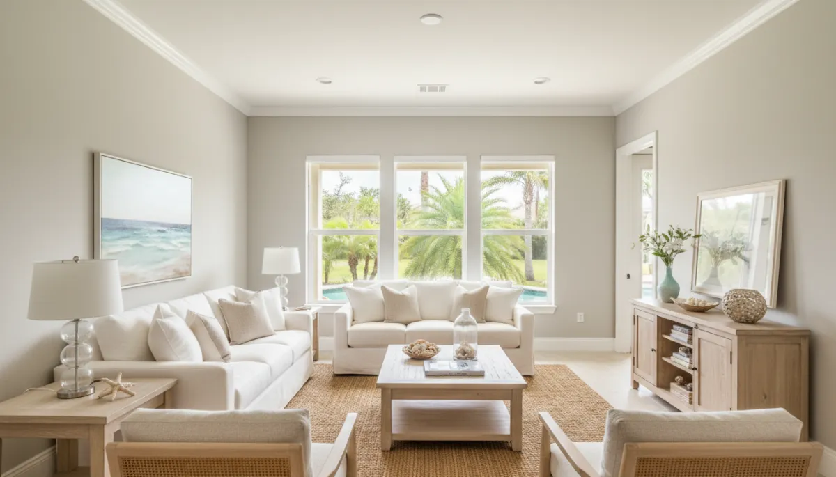 Create 4 high quality visuals in the blog post. They should relevant. Do not include any text layered on top.. Context: This is for a blog post about "How Interior Paint Color Choices Can Make or Break a Home Sale in Sarasota — What Real Estate Agents Want Every Seller to Know". Style: Professional quality, photorealistic, high resolution Create 4 high quality visuals in the blog post. They should relevant. Do not include any text layered on top.. Context: This is for a blog post about "How Interior Paint Color Choices Can Make or Break a Home Sale in Sarasota — What Real Estate Agents Want Every Seller to Know". Style: Professional quality, photorealistic, high resolution