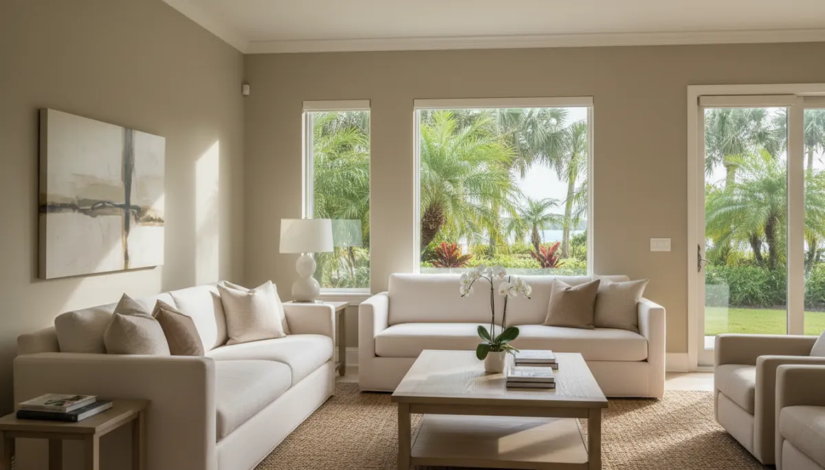 Create 4 high quality visuals in the blog post. They should relevant. Do not include any text layered on top.. Context: This is for a blog post about "How Interior Paint Color Choices Can Make or Break a Home Sale in Sarasota — What Real Estate Agents Want Every Seller to Know". Style: Professional quality, photorealistic, high resolution Create 4 high quality visuals in the blog post. They should relevant. Do not include any text layered on top.. Context: This is for a blog post about "How Interior Paint Color Choices Can Make or Break a Home Sale in Sarasota — What Real Estate Agents Want Every Seller to Know". Style: Professional quality, photorealistic, high resolution