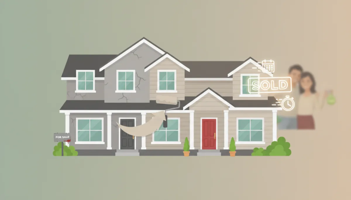 Neutral-toned living room with soft greige paint, modern sofa, and plants