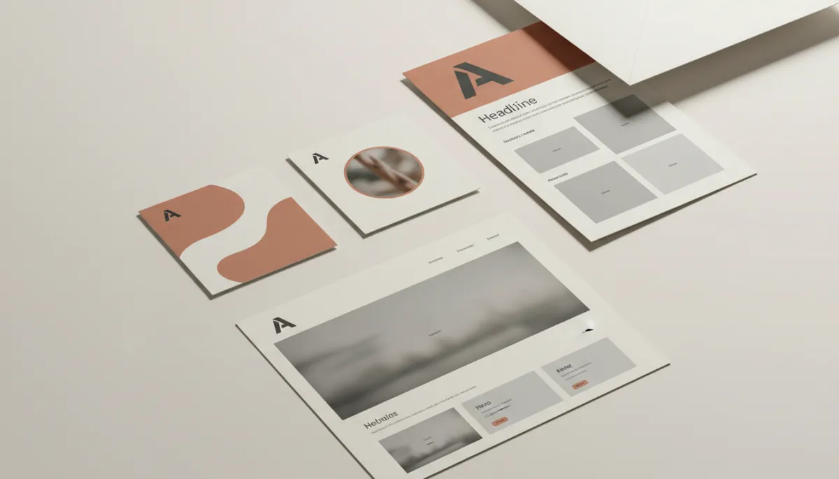 Email, social posts, and website sharing the same brand look Email, social posts, and website sharing the same brand look