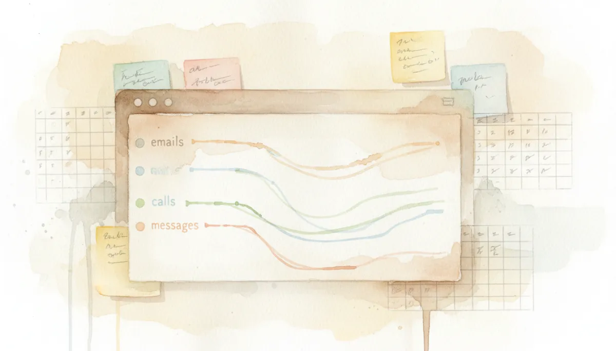 Unified customer dashboard replacing scattered notes and spreadsheets in a professional setting