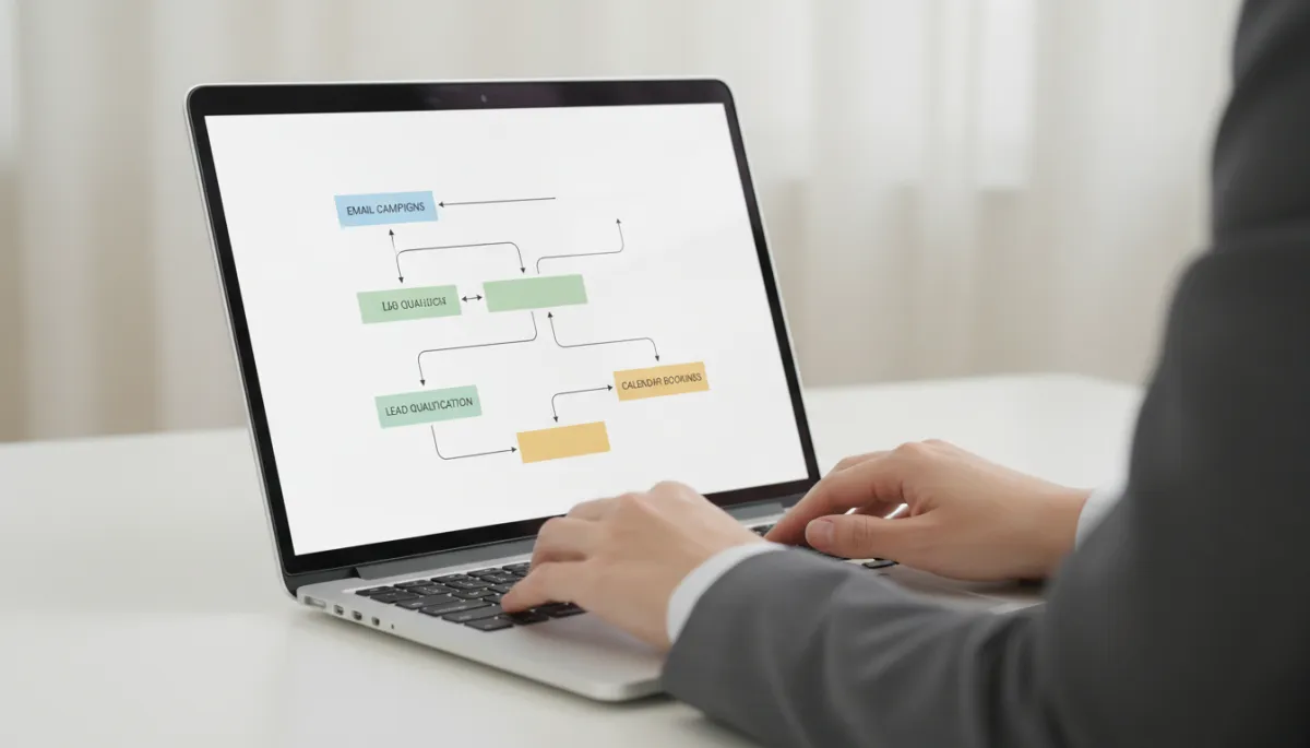 AI workflow dashboard automating emails, lead scoring, and calendar bookings AI workflow dashboard automating emails, lead scoring, and calendar bookings