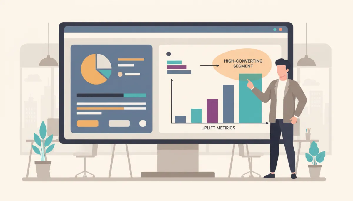 Analytics dashboard highlighting a newly discovered high-converting mobile audience segment