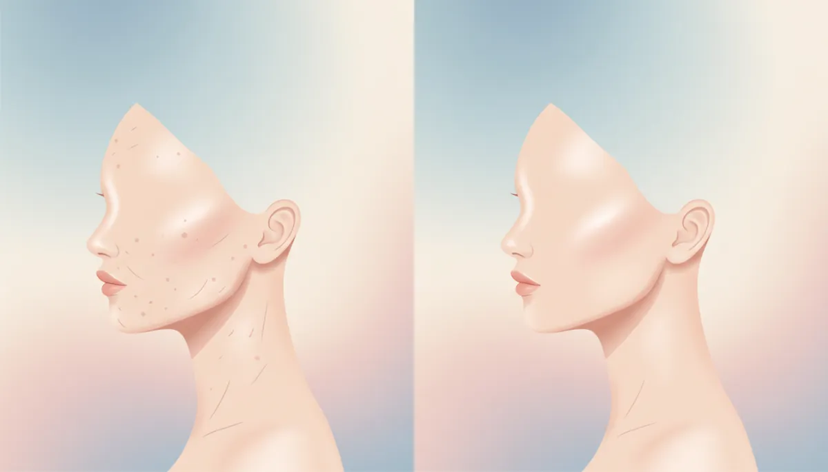 Clearer, smoother skin after a series of professional chemical peels