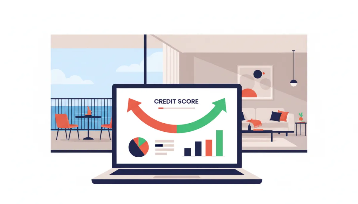 Online credit score dashboard improving to help qualify for Miami down payment assistance Online credit score dashboard improving to help qualify for Miami down payment assistance