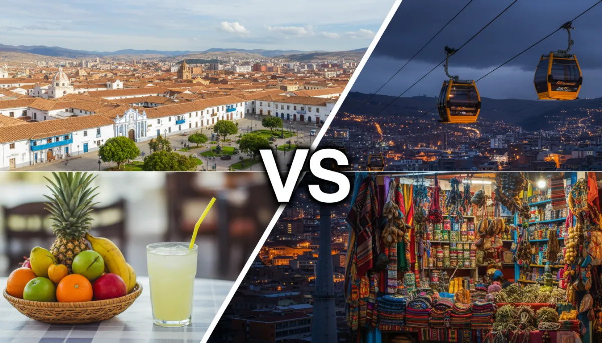 Sucre vs La Paz: Las Dos Ciudades de Bolivia