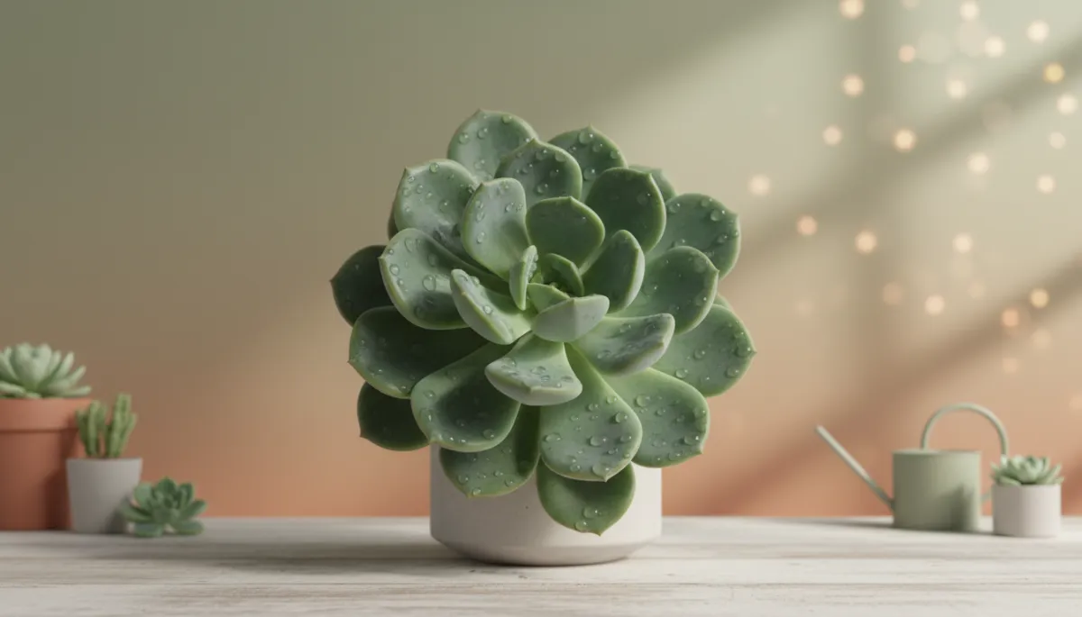 Echeveria Raindrops: Why This Rare Succulent Looks Like It Has Water Droplets on Its Leaves