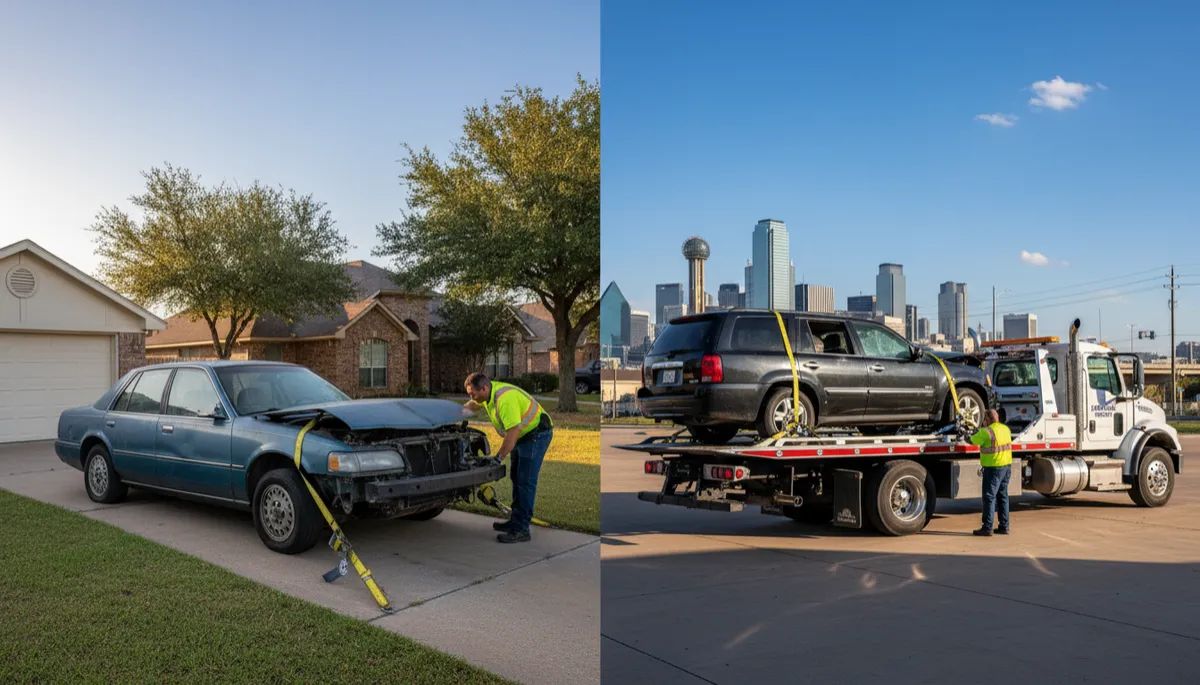 Junk Car & Salvage Transport in DFW: A Guide
