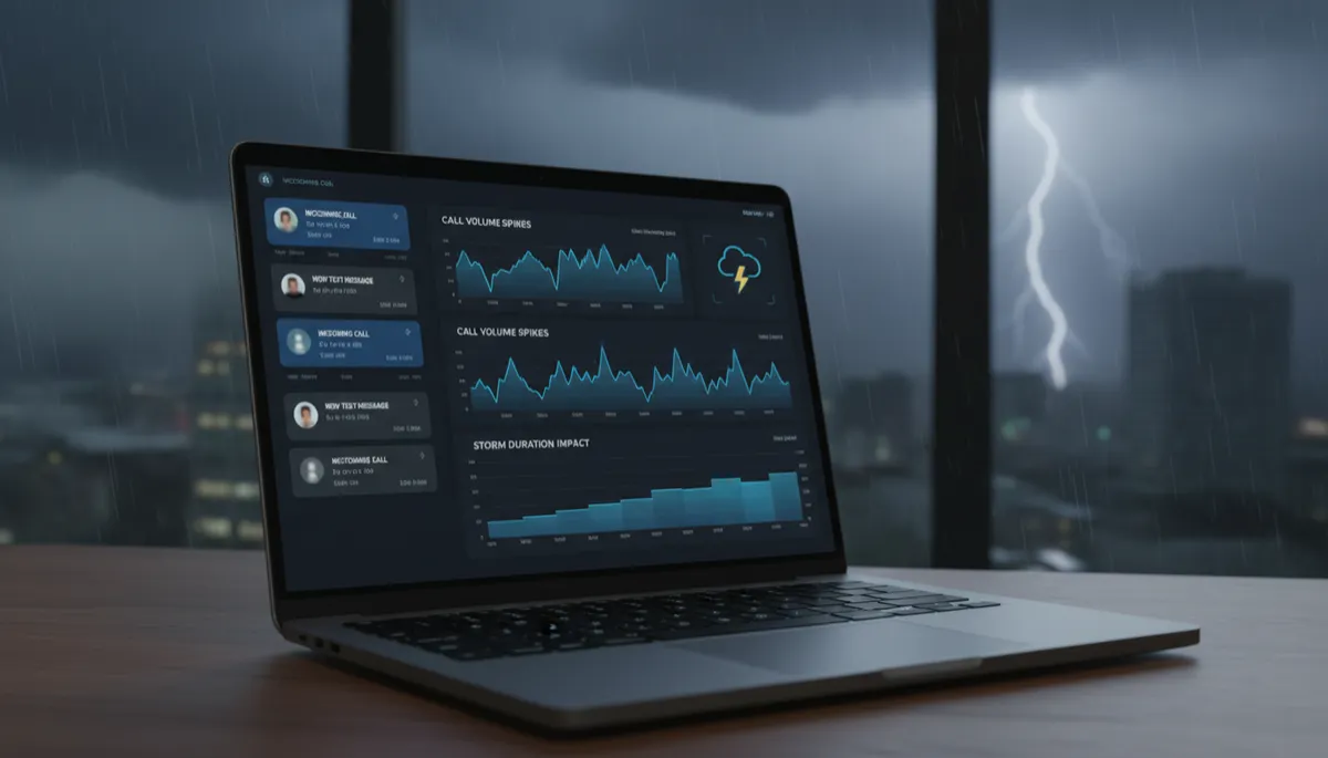 AI dashboard automatically capturing and organizing contractor calls during storm surge AI dashboard automatically capturing and organizing contractor calls during storm surge