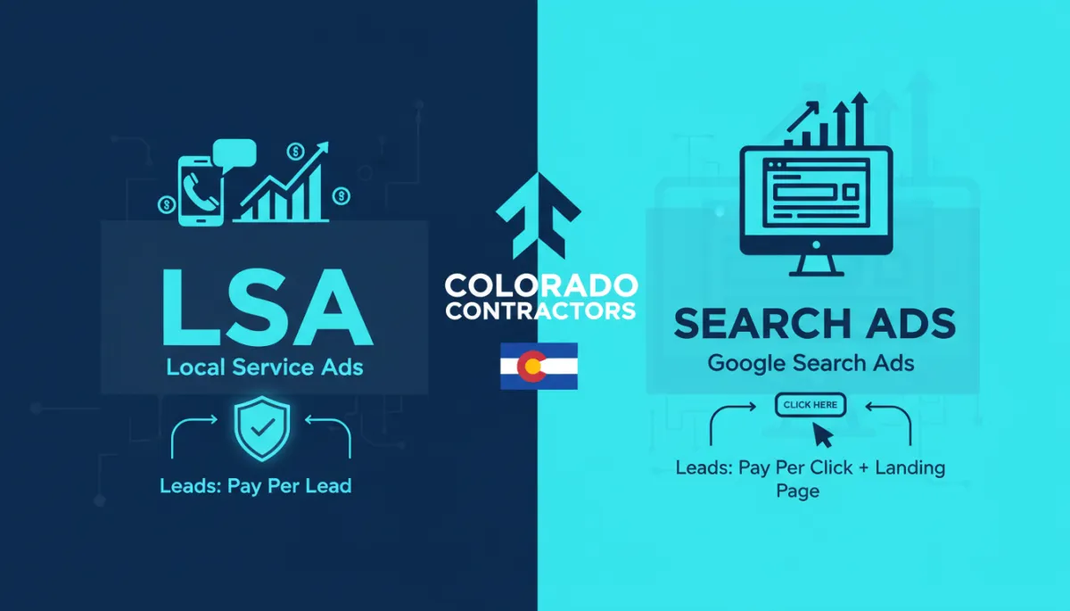 Google Ads for Colorado Contractors: LSA vs Search