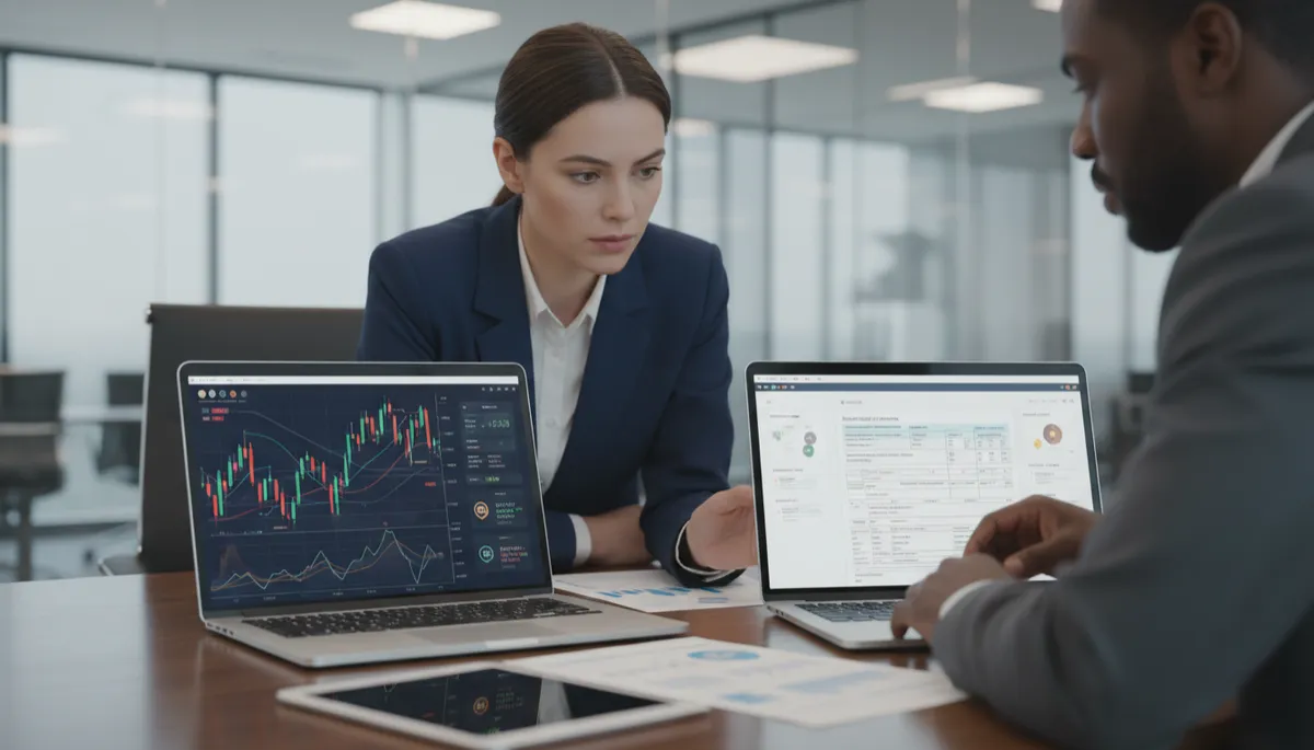 Custodian and investor reviewing SDIRA cryptocurrency records and digital asset reporting