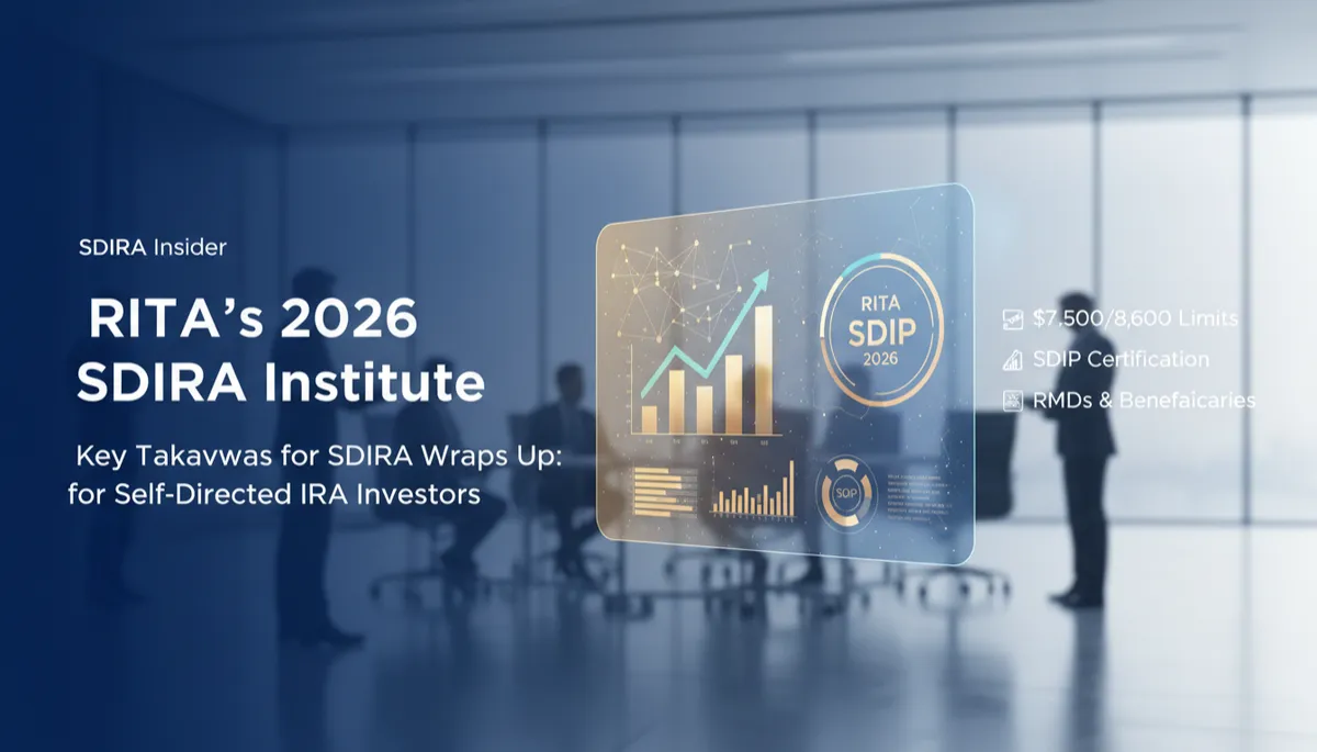 RITA's 2026 SDIRA Institute: Key Investor Insights