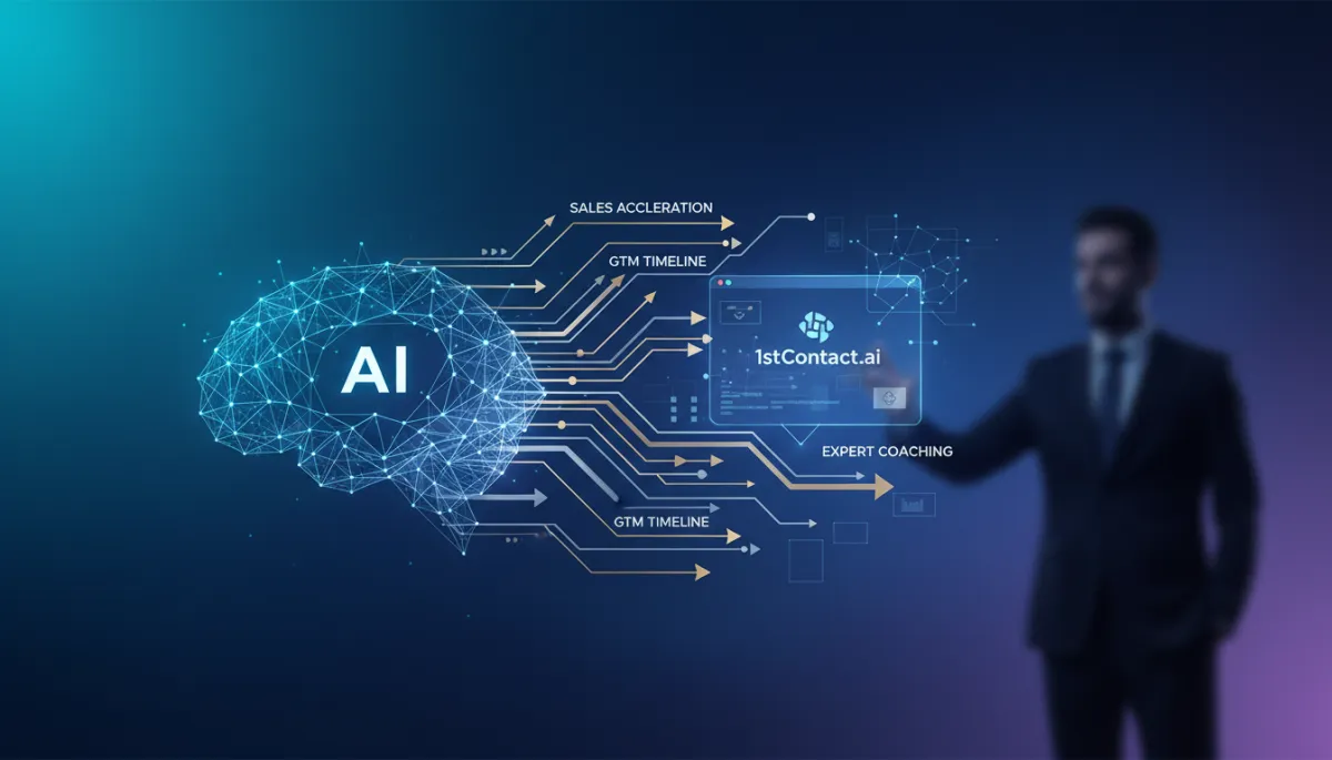 Professional business coach discussing GTM strategies with AI tools