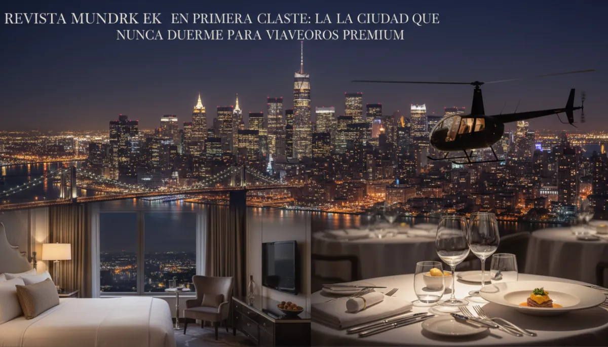Nueva York en Primera Clase: Viaje Premium