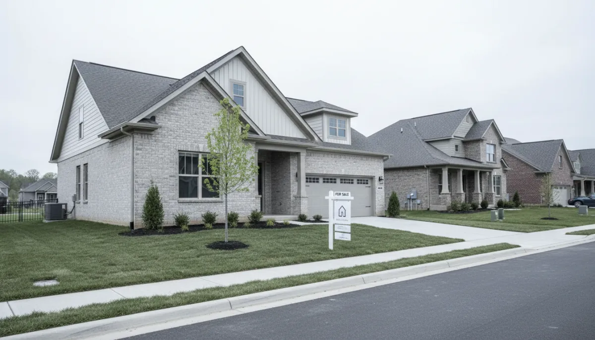 Newly built home for sale in a Warren County neighborhood Newly built home for sale in a Warren County neighborhood