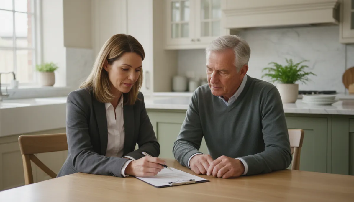 Homeowner and agent planning updates before listing a longtime home