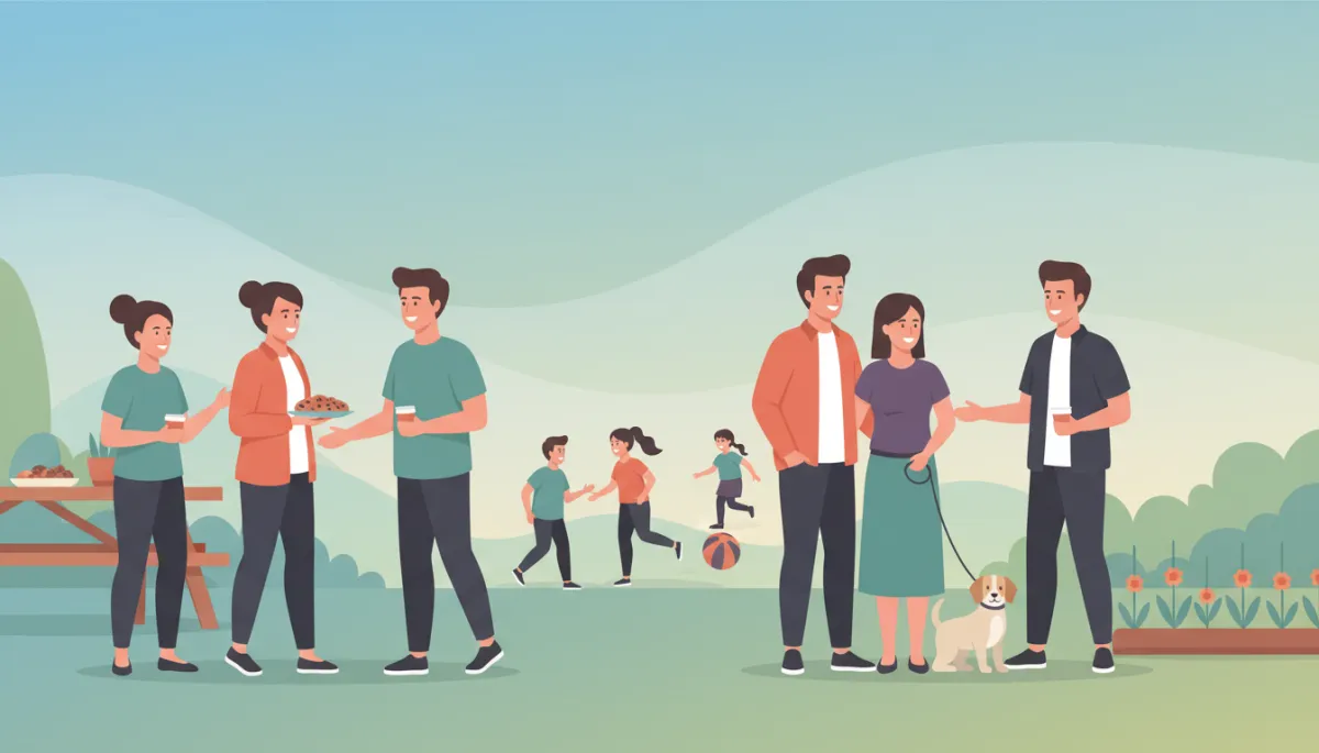 How to Meet Neighbors in a New Community