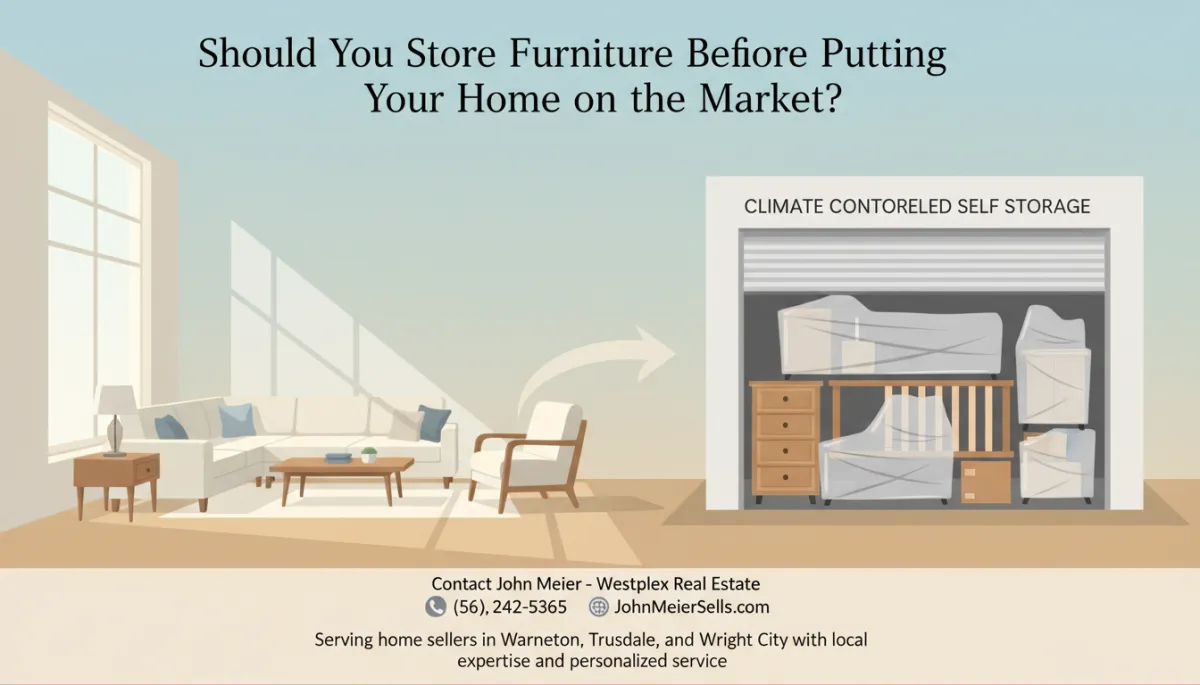 Store Furniture Before Selling Your Home?