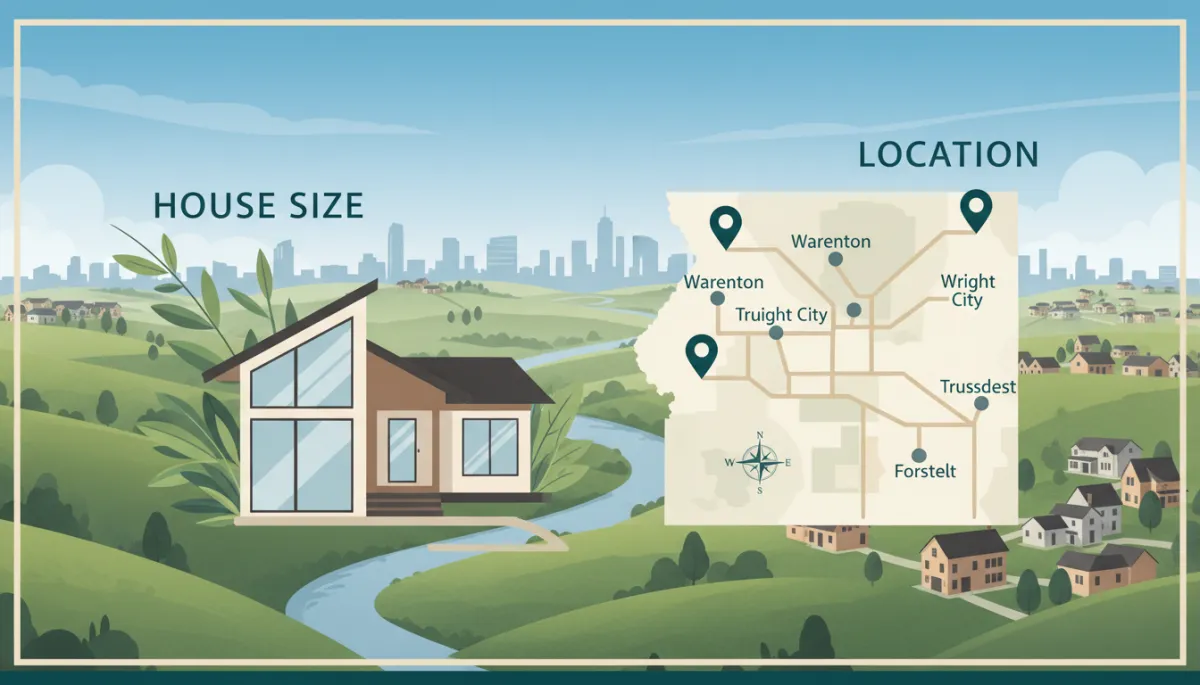 Choosing Location vs. House Size in Warren County
