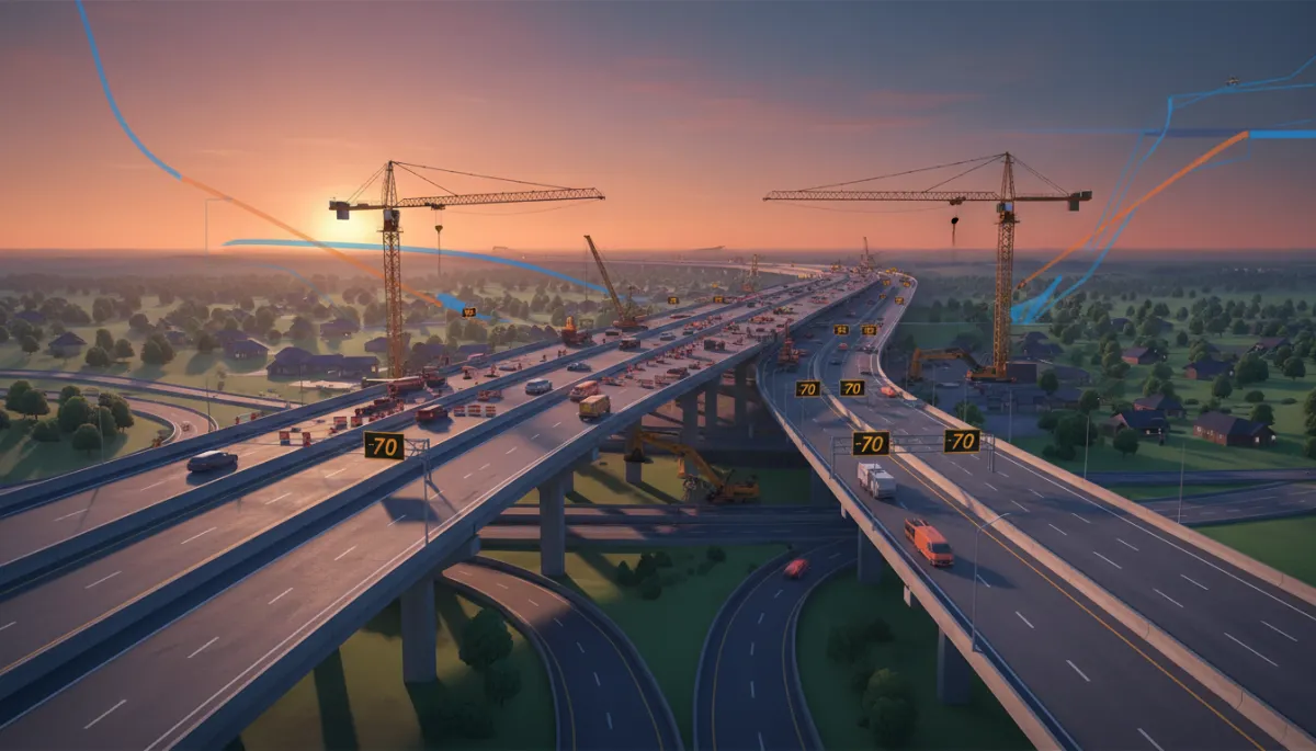 Navigating the New I-70 Overpass in Forestdale