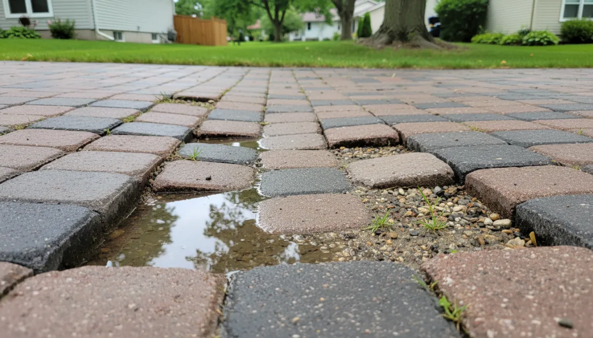 Fix Sinking Interlock Bricks on Driveway