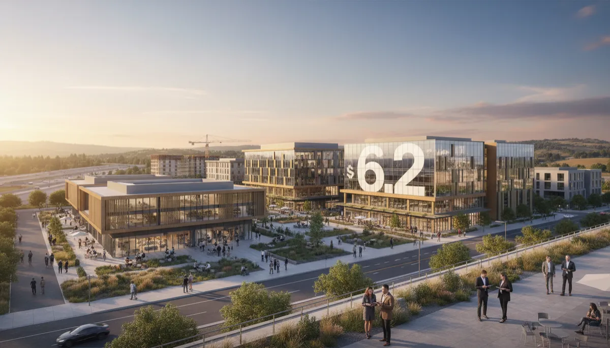 Regional Australian commercial precinct with offices, cafes and local businesses Regional Australian commercial precinct with offices, cafes and local businesses