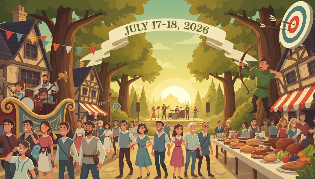 Sherwood's Robin Hood Festival: July 17-18, 2026