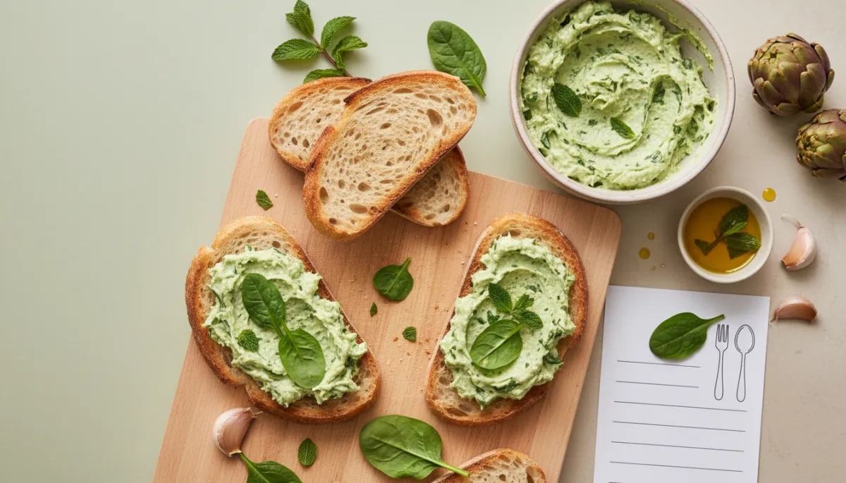 Gezonde Artisjok-Spinazie Spread Recept