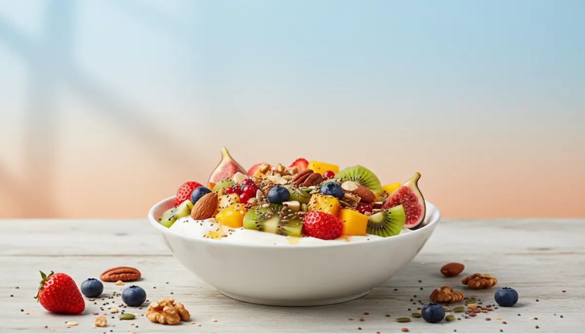 Kleurrijk Ontbijt: Fruit, Noten & Zaden voor Energie