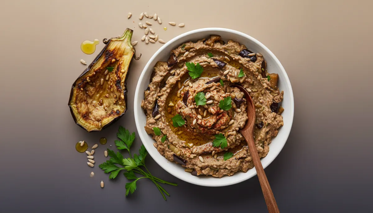 Rokerige Auberginespread: Gezond en Vol van Smaak