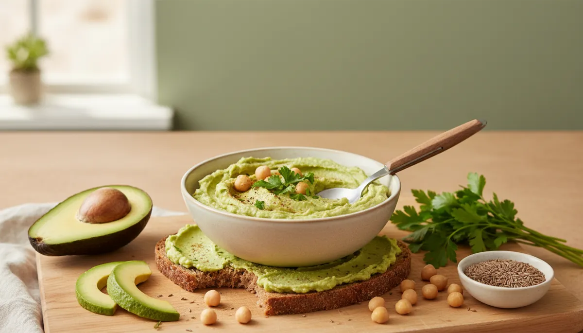 Romige Avocado-Kikkererwtenhummus Recept