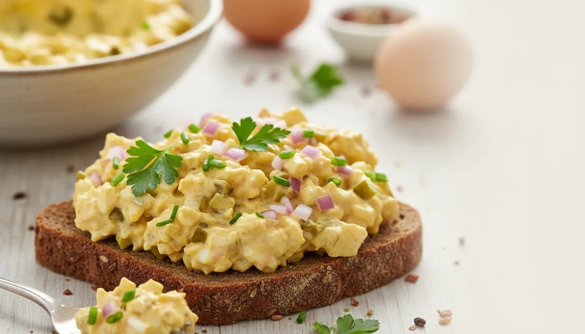 Klassieke Eiersalade op Roggebrood Recept