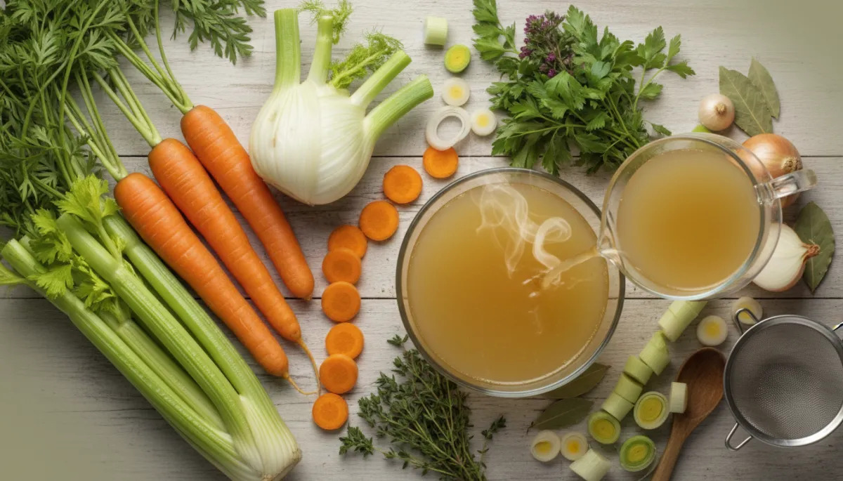 Zelfgemaakte Groentebouillon voor Metabolic Balance