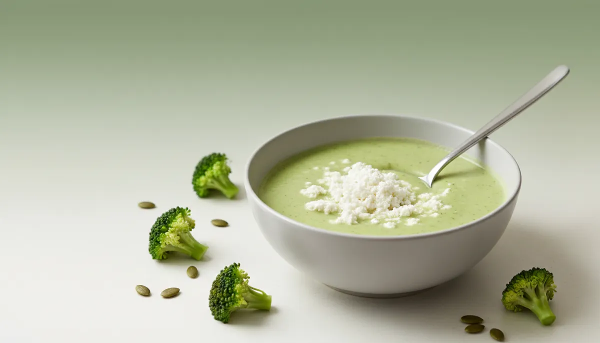 Eenvoudige Broccolisoep met Cottage Cheese