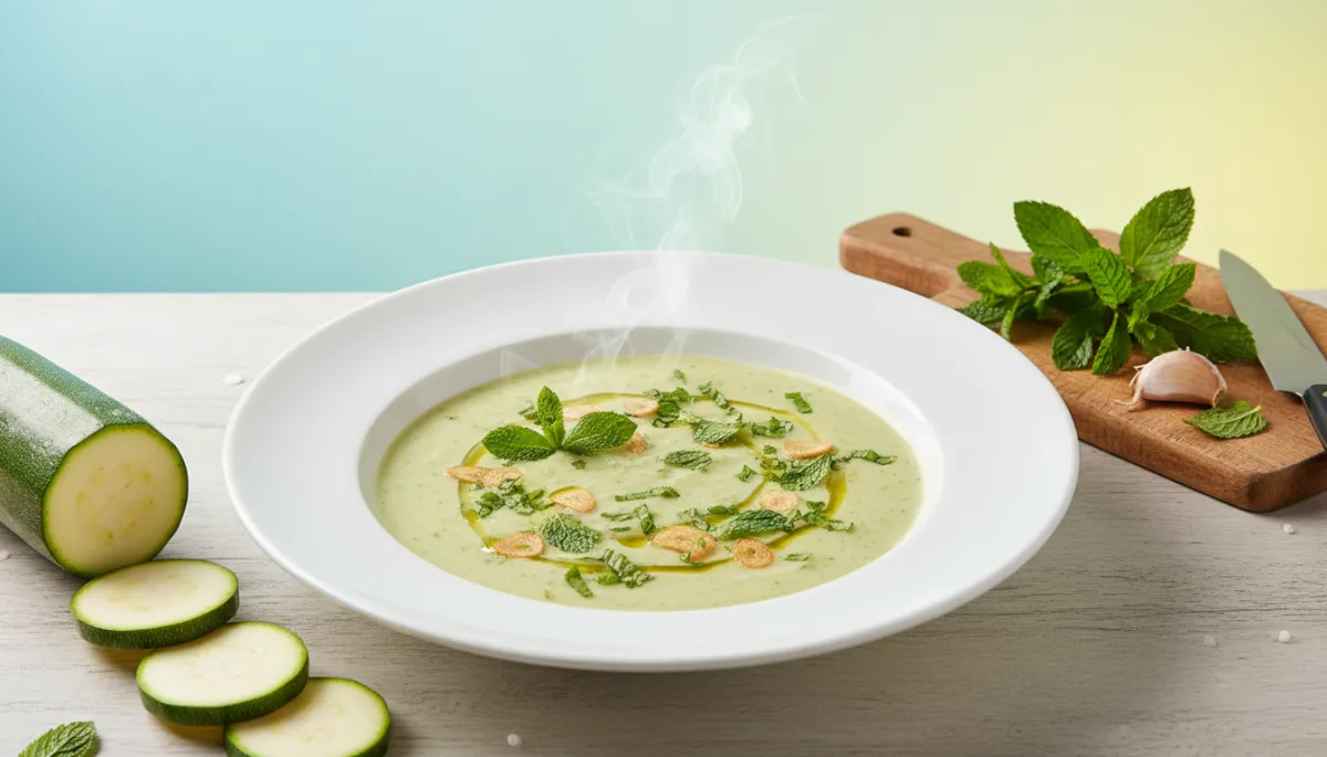 Lichte Courgettesoep met Munt - Zomers en Fris