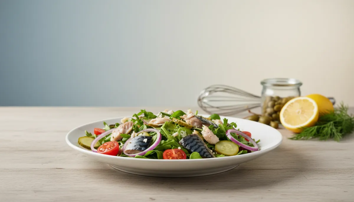 Hartige Salade met Gerookte Makreel en Omega-3