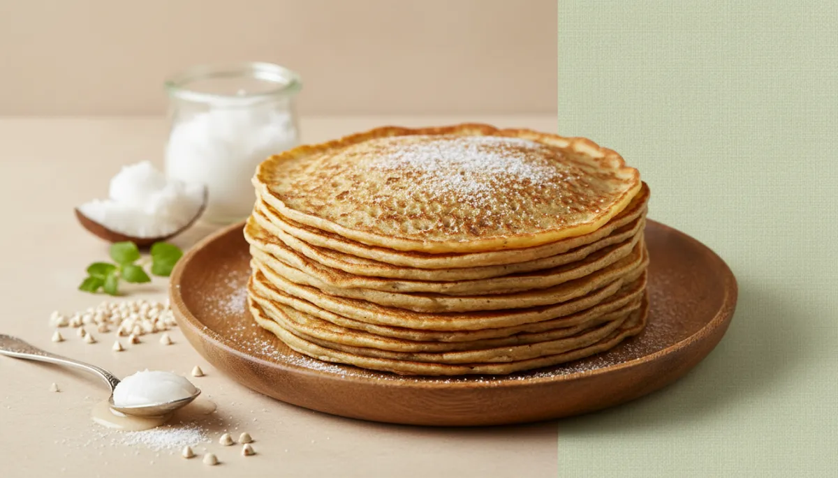 Glutenvrije Boekweitpannenkoeken in Kokosolie