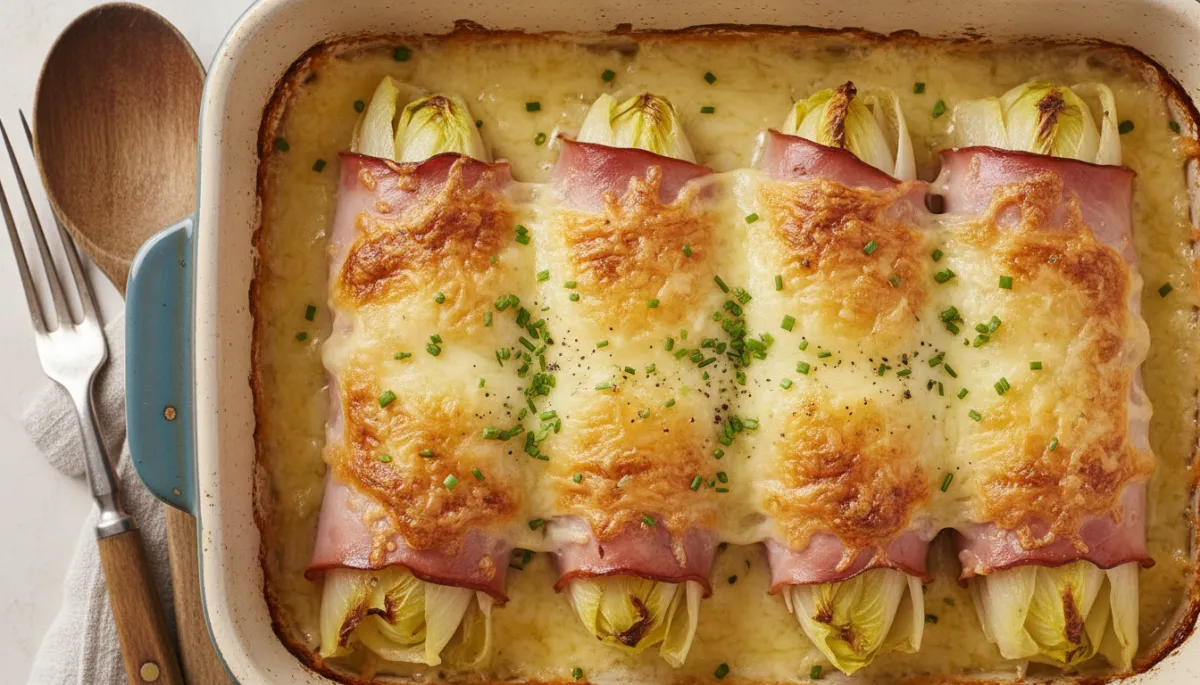 Klassiek Hollands Witlofgerecht met Ham en Kaas