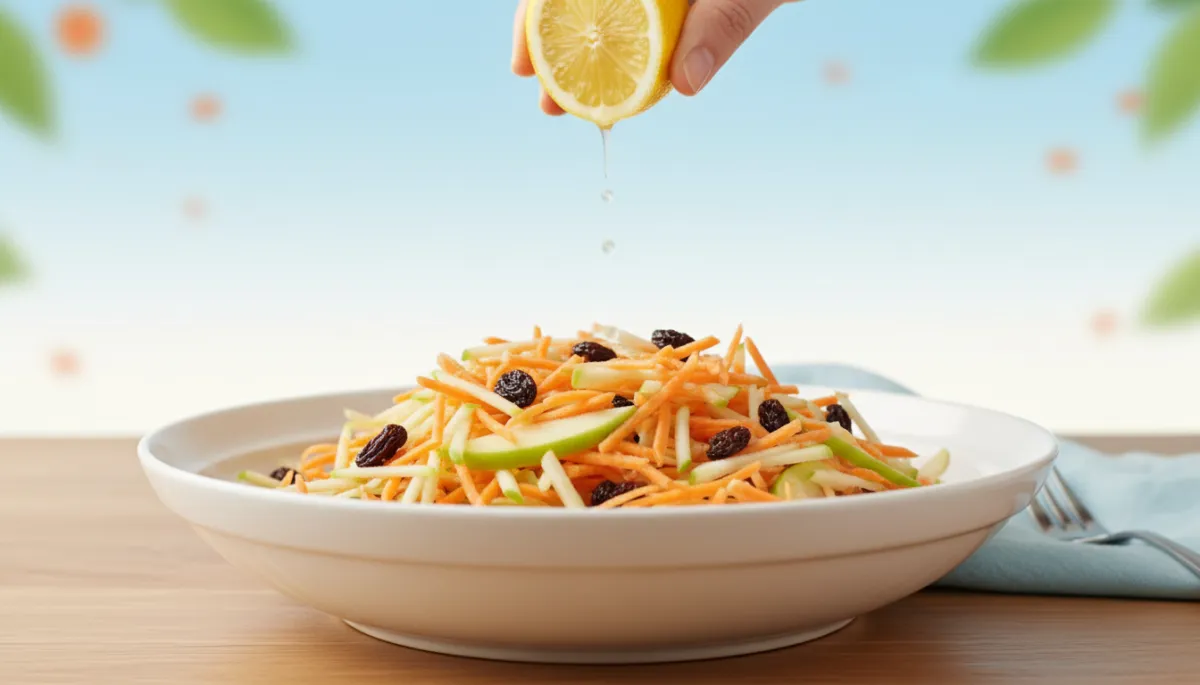 Frisse Wortel-Appel Salade voor Metabolic Balance