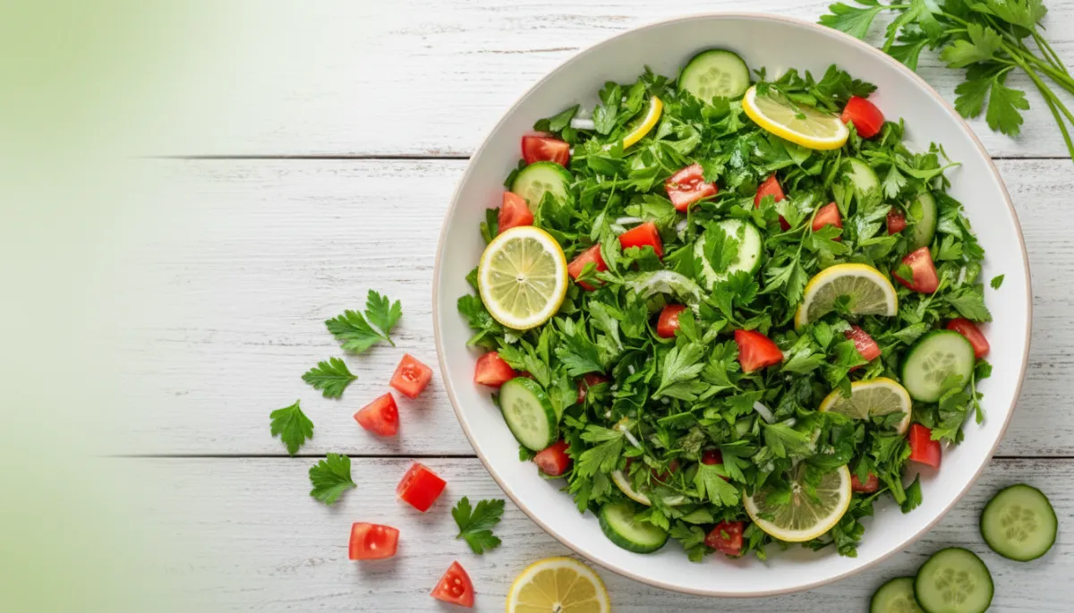 Frisse Peterseliesalade - Libanese Recepten & Gezondheid