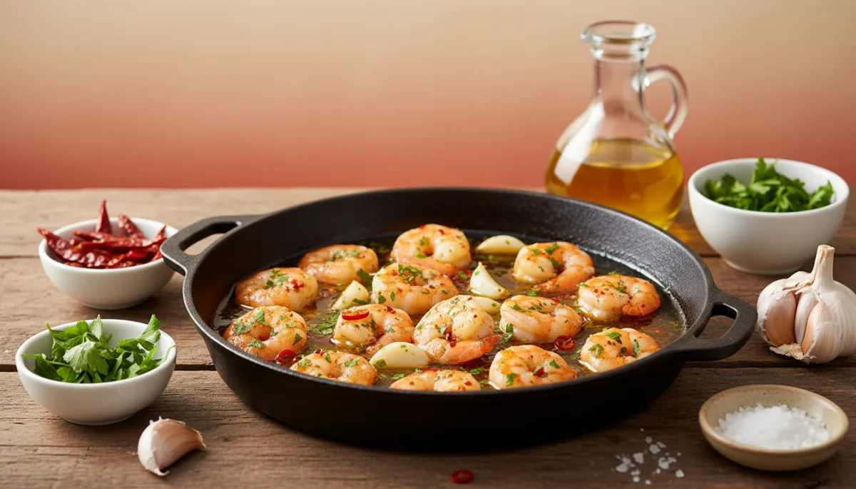 Snel Gebakken Garnalen in Knoflookolie - Tapas Recept