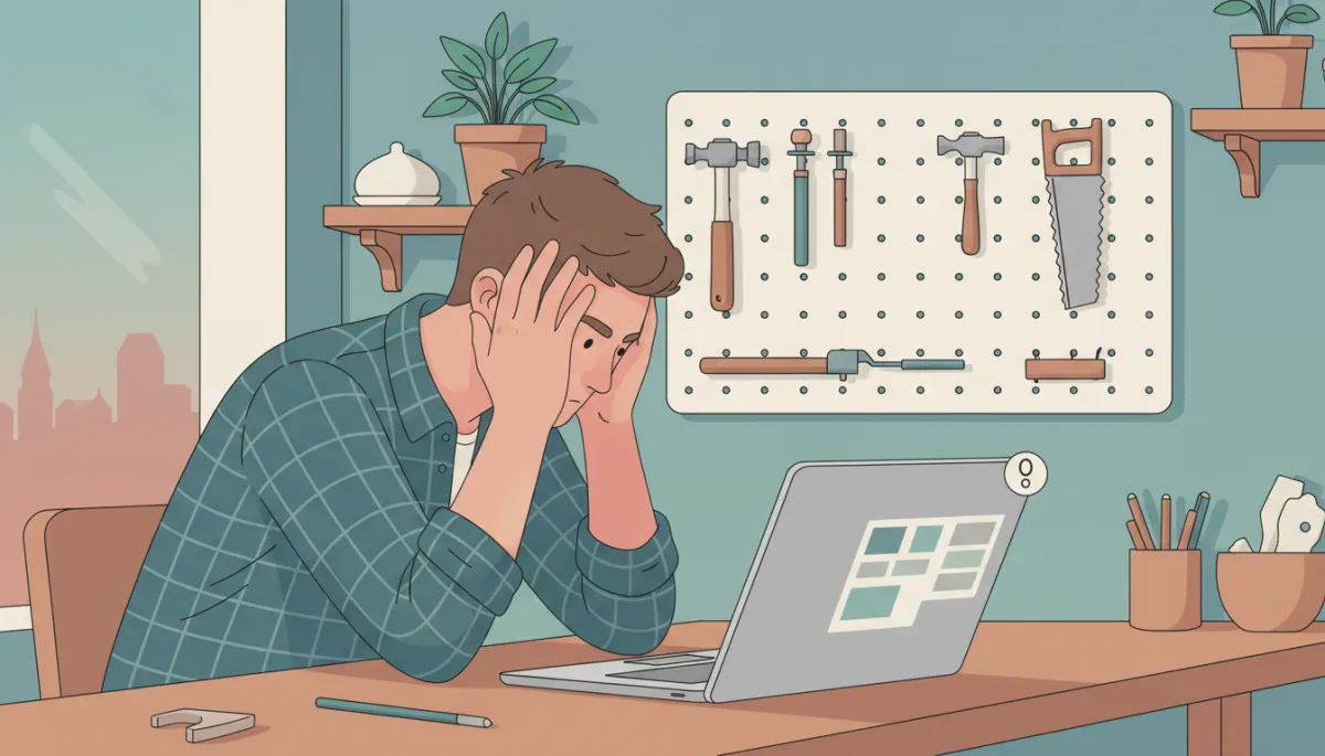 Artisan luxembourgeois frustré devant un site Wix basique qui ne génère pas de clients Artisan luxembourgeois frustré devant un site Wix basique qui ne génère pas de clients